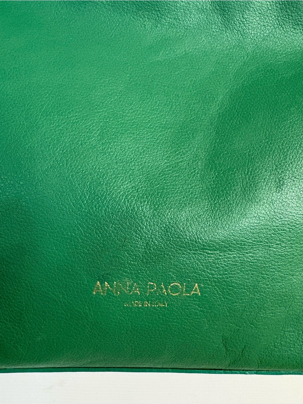 Anna Paola Emerald Green Structured Leather Satchel - Picture 3 of 9